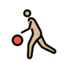 Man Bouncing Ball: Medium-light Skin Tone Emoji Copy Paste ― ⛹🏼‍♂ - openmoji