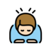 Man Bowing: Light Skin Tone Emoji Copy Paste ― 🙇🏻‍♂ - openmoji