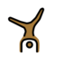 Man Cartwheeling: Medium-dark Skin Tone Emoji Copy Paste ― 🤸🏾‍♂ - openmoji