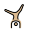 Man Cartwheeling: Medium-light Skin Tone Emoji Copy Paste ― 🤸🏼‍♂ - openmoji