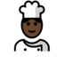 Man Cook: Dark Skin Tone Emoji Copy Paste ― 👨🏿‍🍳 - openmoji