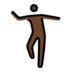 Man Dancing: Dark Skin Tone Emoji Copy Paste ― 🕺🏿 - openmoji