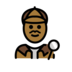 Man Detective: Medium-dark Skin Tone Emoji Copy Paste ― 🕵🏾‍♂ - openmoji