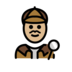 Man Detective: Medium-light Skin Tone Emoji Copy Paste ― 🕵🏼‍♂ - openmoji