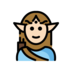Man Elf: Light Skin Tone Emoji Copy Paste ― 🧝🏻‍♂ - openmoji