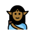 Man Elf: Medium-dark Skin Tone Emoji Copy Paste ― 🧝🏾‍♂ - openmoji