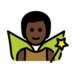Man Fairy: Dark Skin Tone Emoji Copy Paste ― 🧚🏿‍♂ - openmoji