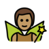 Man Fairy: Medium Skin Tone Emoji Copy Paste ― 🧚🏽‍♂ - openmoji