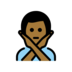 Man Gesturing NO: Medium-dark Skin Tone Emoji Copy Paste ― 🙅🏾‍♂ - openmoji