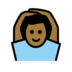 Man Gesturing OK: Medium-dark Skin Tone Emoji Copy Paste ― 🙆🏾‍♂ - openmoji