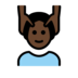 Man Getting Massage: Dark Skin Tone Emoji Copy Paste ― 💆🏿‍♂ - openmoji