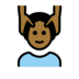 Man Getting Massage: Medium-dark Skin Tone Emoji Copy Paste ― 💆🏾‍♂ - openmoji