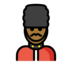 Man Guard: Medium-dark Skin Tone Emoji Copy Paste ― 💂🏾‍♂ - openmoji