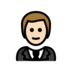 Man In Tuxedo: Light Skin Tone Emoji Copy Paste ― 🤵🏻‍♂ - openmoji