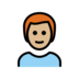 Man: Medium-light Skin Tone, Red Hair Emoji Copy Paste ― 👨🏼‍🦰 - openmoji