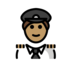 Man Pilot: Medium Skin Tone Emoji Copy Paste ― 👨🏽‍✈ - openmoji