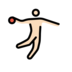 Man Playing Handball: Light Skin Tone Emoji Copy Paste ― 🤾🏻‍♂ - openmoji
