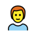 Man: Red Hair Emoji Copy Paste ― 👨‍🦰 - openmoji