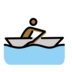 Man Rowing Boat: Medium-dark Skin Tone Emoji Copy Paste ― 🚣🏾‍♂ - openmoji