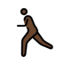 Man Running: Dark Skin Tone Emoji Copy Paste ― 🏃🏿‍♂ - openmoji