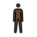 Man Standing: Dark Skin Tone Emoji Copy Paste ― 🧍🏿‍♂ - openmoji