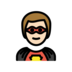 Man Superhero: Light Skin Tone Emoji Copy Paste ― 🦸🏻‍♂ - openmoji