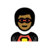 Man Superhero: Medium-dark Skin Tone Emoji Copy Paste ― 🦸🏾‍♂ - openmoji