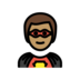 Man Superhero: Medium Skin Tone Emoji Copy Paste ― 🦸🏽‍♂ - openmoji