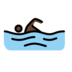 Man Swimming: Dark Skin Tone Emoji Copy Paste ― 🏊🏿‍♂ - openmoji