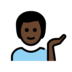 Man Tipping Hand: Dark Skin Tone Emoji Copy Paste ― 💁🏿‍♂ - openmoji