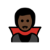 Man Vampire: Dark Skin Tone Emoji Copy Paste ― 🧛🏿‍♂ - openmoji