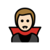Man Vampire: Light Skin Tone Emoji Copy Paste ― 🧛🏻‍♂ - openmoji