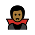 Man Vampire: Medium-dark Skin Tone Emoji Copy Paste ― 🧛🏾‍♂ - openmoji
