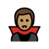 Man Vampire: Medium Skin Tone Emoji Copy Paste ― 🧛🏽‍♂ - openmoji