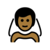 Man With Veil: Medium-dark Skin Tone Emoji Copy Paste ― 👰🏾‍♂ - openmoji