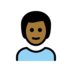 Man: Medium-dark Skin Tone Emoji Copy Paste ― 👨🏾 - openmoji