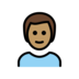 Man: Medium Skin Tone Emoji Copy Paste ― 👨🏽 - openmoji