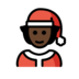 Mx Claus: Dark Skin Tone Emoji Copy Paste ― 🧑🏿‍🎄 - openmoji
