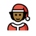 Mx Claus: Medium-dark Skin Tone Emoji Copy Paste ― 🧑🏾‍🎄 - openmoji