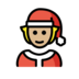 Mx Claus: Medium-light Skin Tone Emoji Copy Paste ― 🧑🏼‍🎄 - openmoji