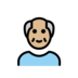 Old Man: Medium-light Skin Tone Emoji Copy Paste ― 👴🏼 - openmoji