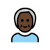 Older Person: Dark Skin Tone Emoji Copy Paste ― 🧓🏿 - openmoji