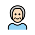 Older Person: Light Skin Tone Emoji Copy Paste ― 🧓🏻 - openmoji