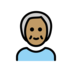 Older Person: Medium Skin Tone Emoji Copy Paste ― 🧓🏽 - openmoji