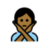 Person Gesturing NO: Medium-dark Skin Tone Emoji Copy Paste ― 🙅🏾 - openmoji