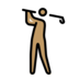 Person Golfing: Medium Skin Tone Emoji Copy Paste ― 🏌🏽 - openmoji