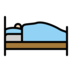 Person In Bed: Light Skin Tone Emoji Copy Paste ― 🛌🏻 - openmoji