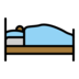Person In Bed: Medium-dark Skin Tone Emoji Copy Paste ― 🛌🏾 - openmoji