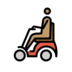 Person In Motorized Wheelchair: Medium Skin Tone Emoji Copy Paste ― 🧑🏽‍🦼 - openmoji