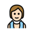 Person In Steamy Room: Light Skin Tone Emoji Copy Paste ― 🧖🏻 - openmoji